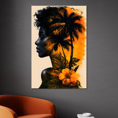 Tropical Soul Rising Heat Canvas Wall Art