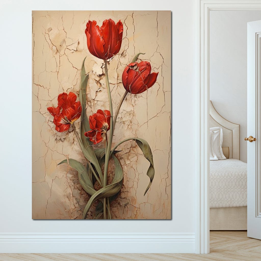 Tulips Resilience Dance Canvas Wall Art