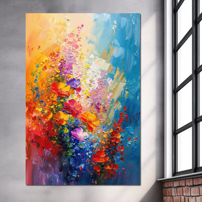 Impasto Bloom Canvas Wall Art
