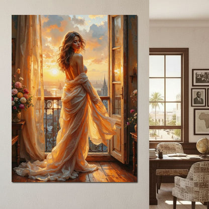 Where Light Lingers Canvas Wall Art