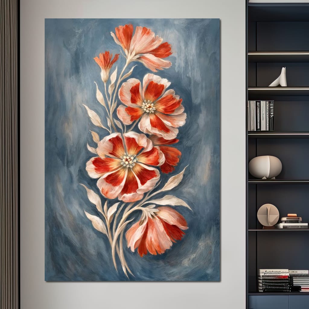 Emberlight Florals Canvas Wall Art