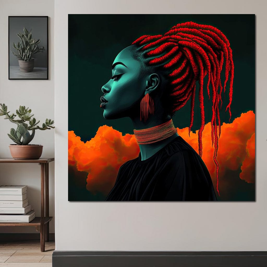 Profile of Power Canvas Wall Art