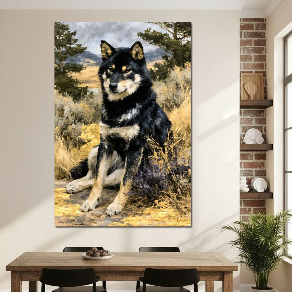 Lone Sentinel of the High Plains Canvas Wall Art