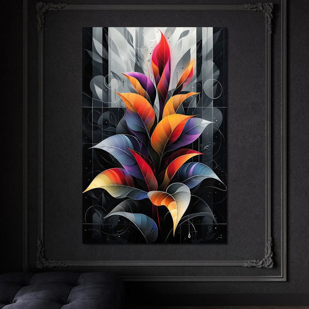Spectrum Foliage Fusion Canvas Wall Art