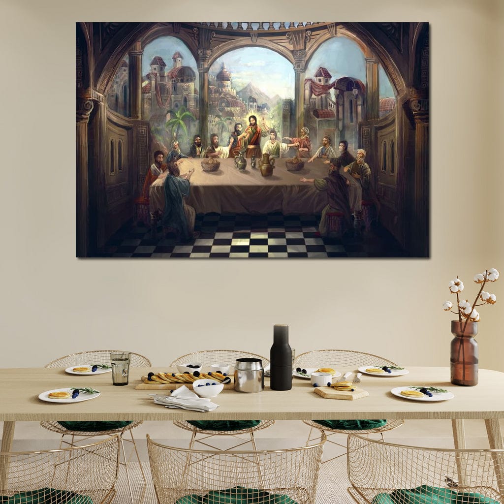 Last Supper Canvas Wall Art