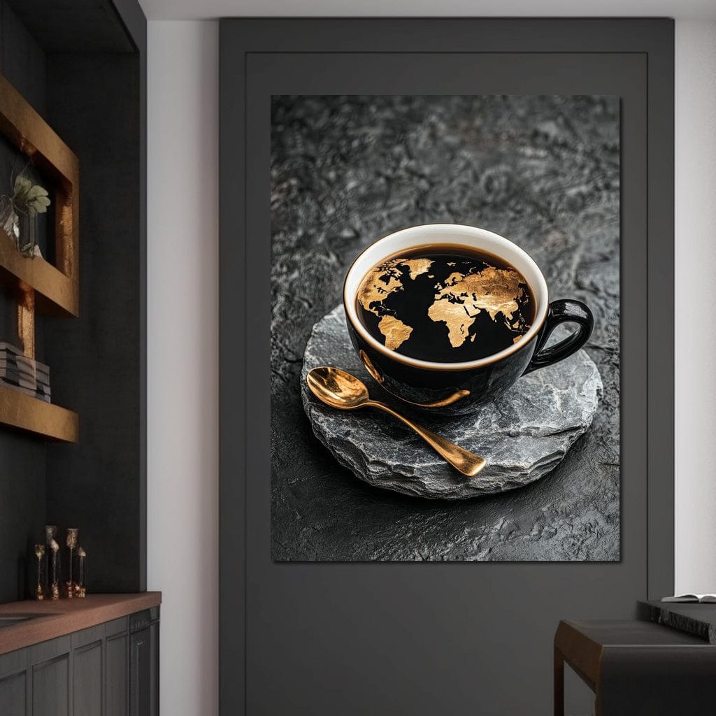Golden Horizons Brewed Canvas Wall Art