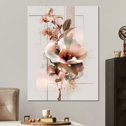Delicate Petals Radiant Calm Canvas Wall Art