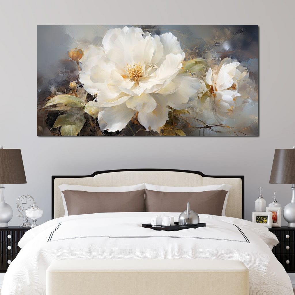 Ethereal Peony Essences Canvas Wall Art