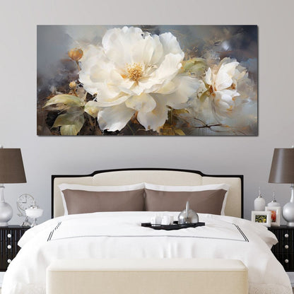 Ethereal Peony Essences Canvas Wall Art