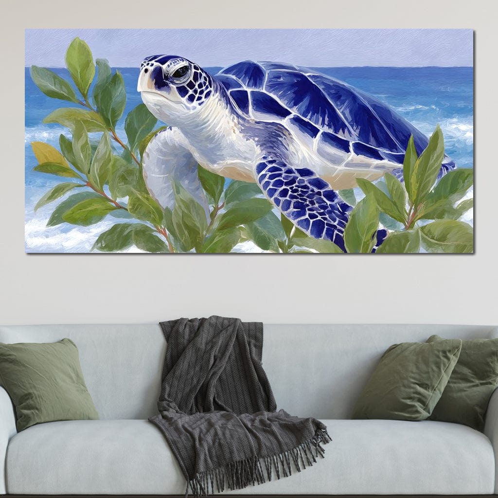 Ocean Voyager Sea Turtle Breeze Canvas Wall Art