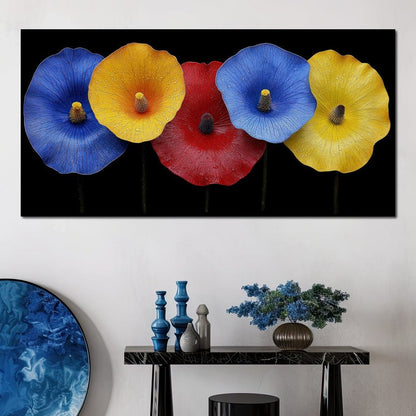 Petal Prism Canvas Wall Art