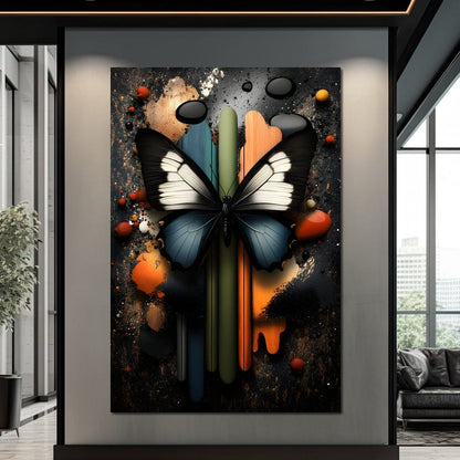 Butterfly Dreamscape Fusion Canvas Wall Art