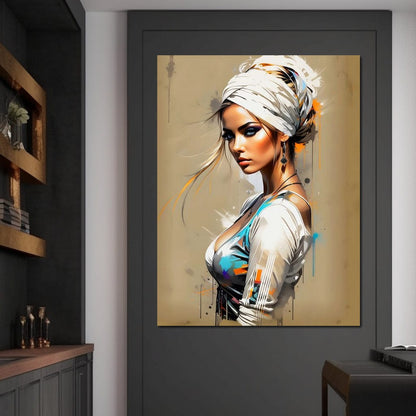 Female Portrait 256 Canvas Wall Art