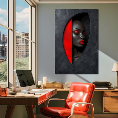 Scarlet Whisper Canvas Wall Art