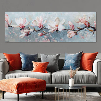 Blossoming Serenity Branches Canvas Wall Art