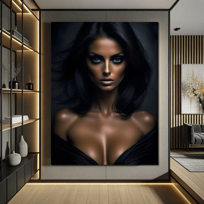 Female Portrait 199 Canvas Wall Art