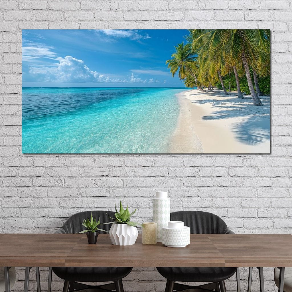 Tropical Shoreline Dreams Canvas Wall Art