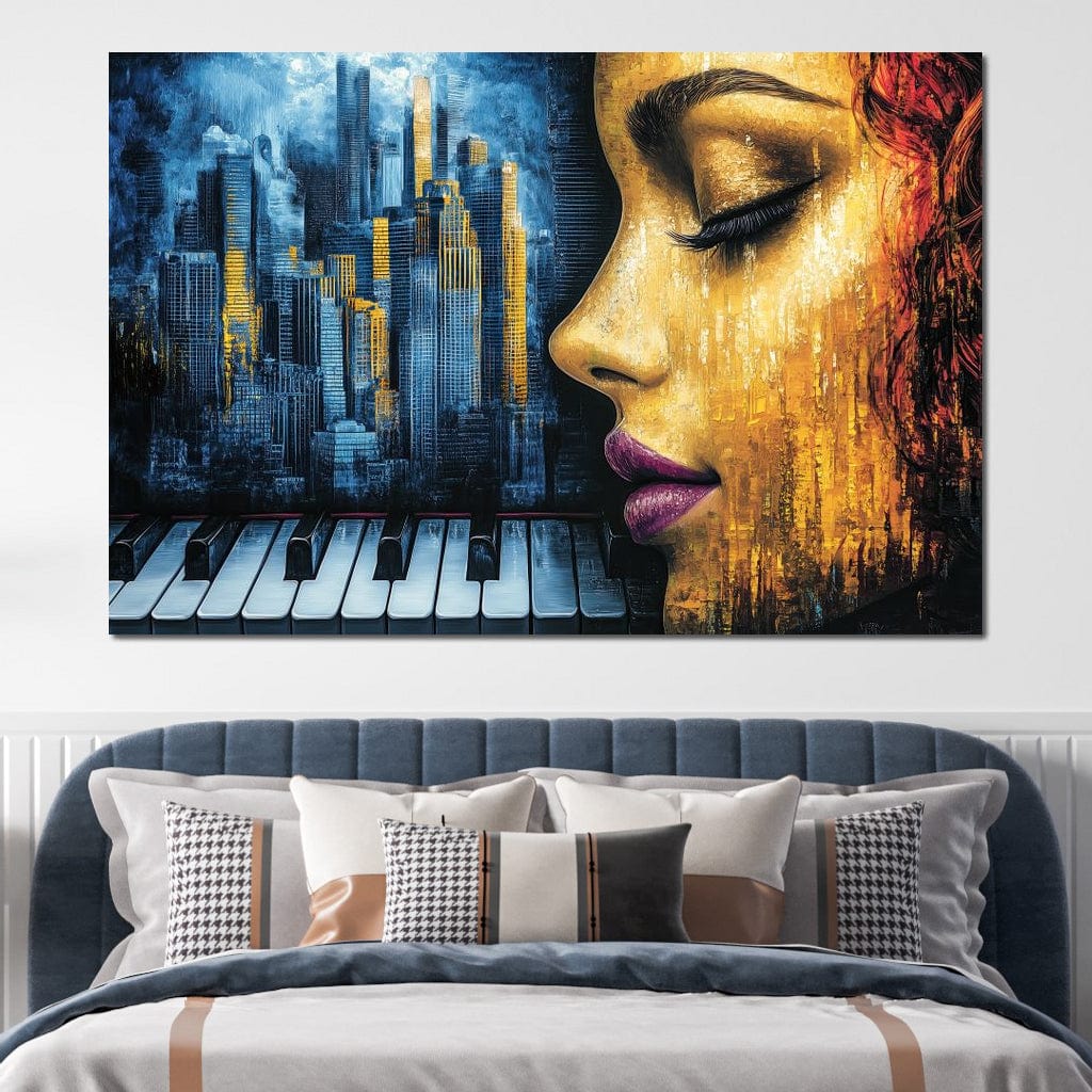 Harmony of Urban Elegance Canvas Wall Art
