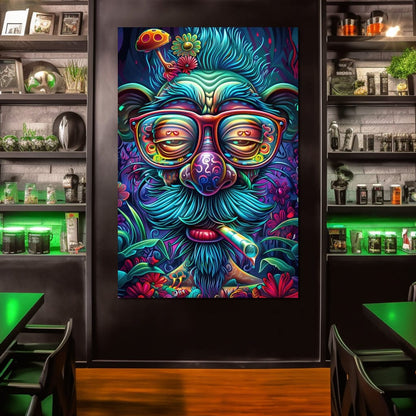 Trippy Trance Canvas Wall Art