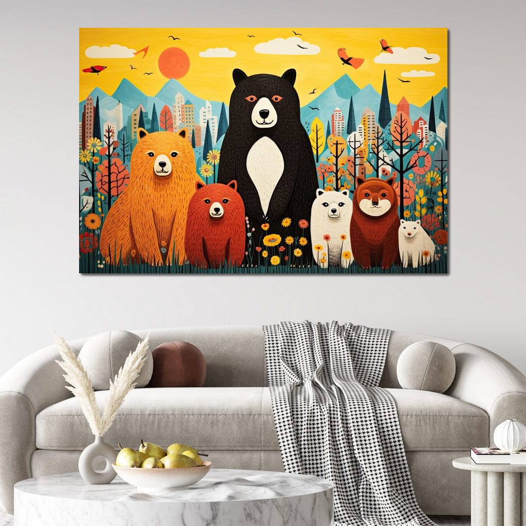 Sundown in the Wild Frontier Canvas Wall Art