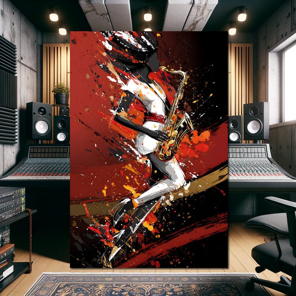 Rhythmic Pulse Of The Night Canvas Wall Art