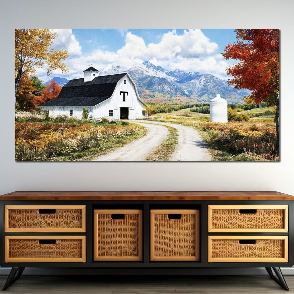 Pathway to Country Bliss Canvas Wall Art