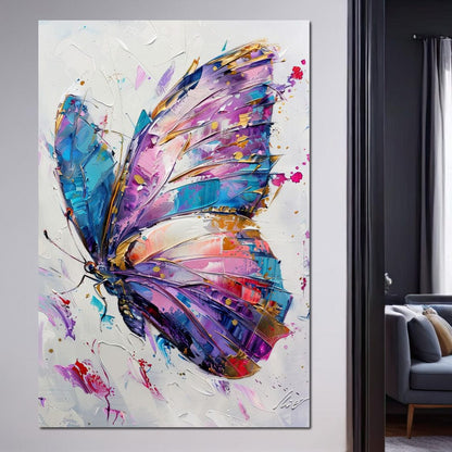 Kaleidoscope Butterfly Bliss Canvas Wall Art