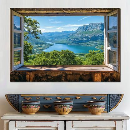 Serenity Vista Panorama Canvas Wall Art