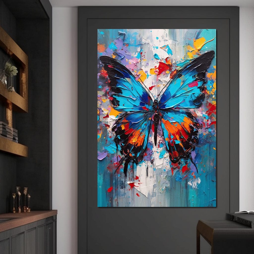 Colorburst Butterflies Canvas Wall Art