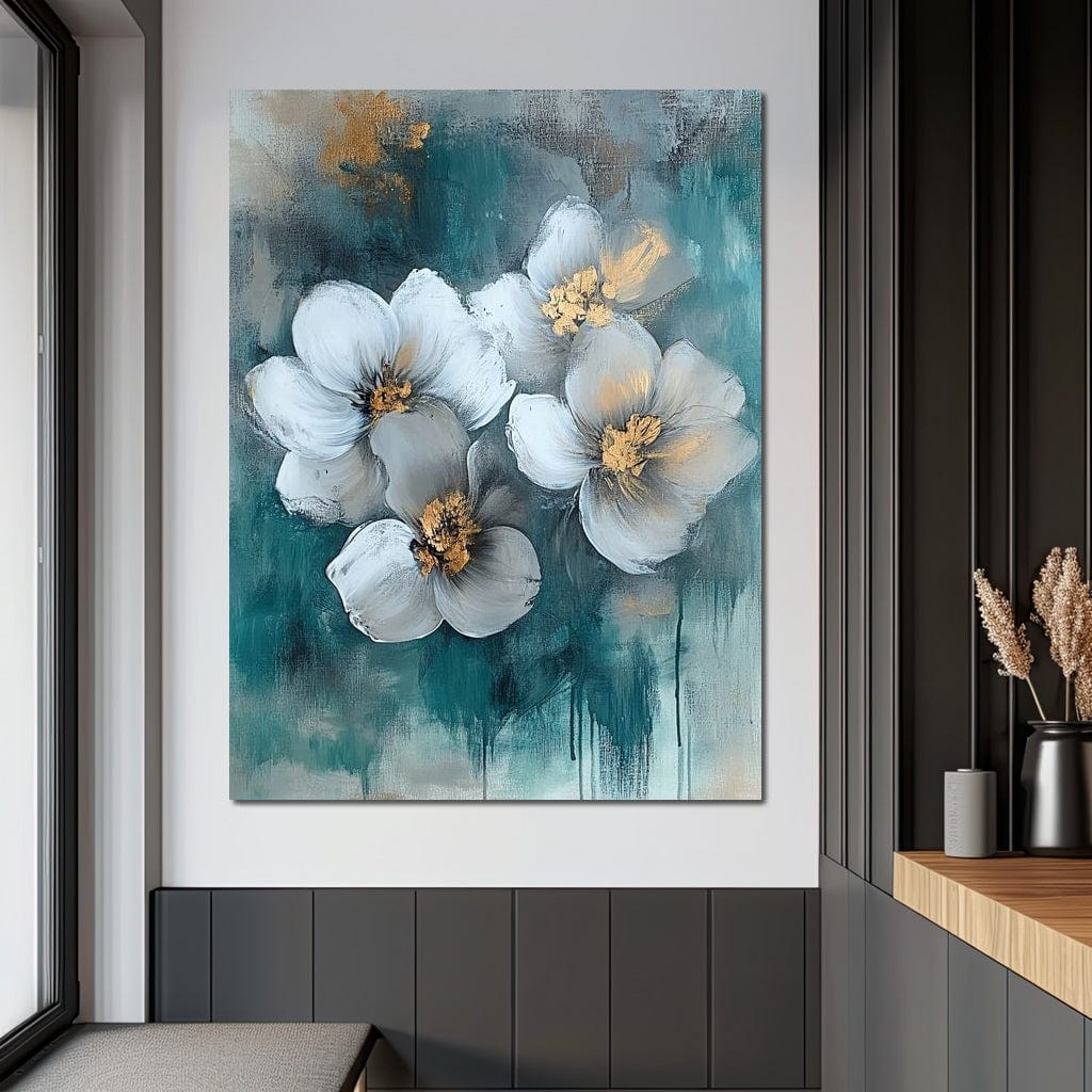 Floral Symphony Harmony Canvas Wall Art