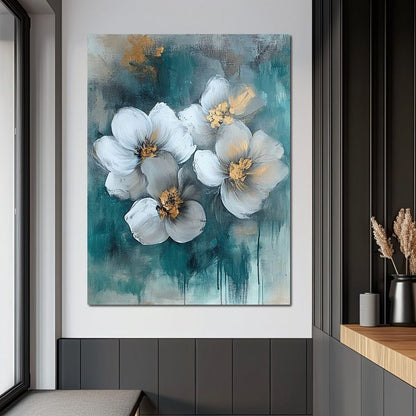Floral Symphony Harmony Canvas Wall Art