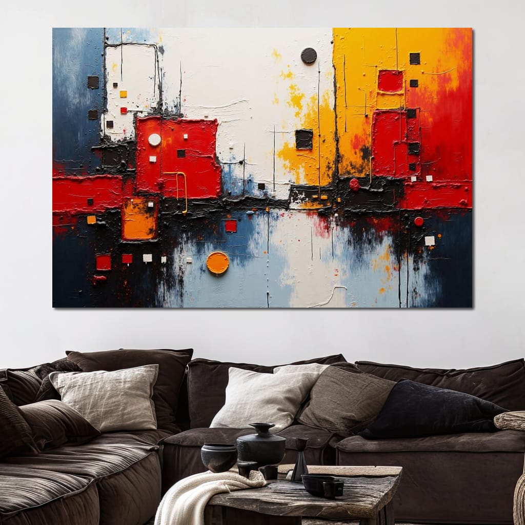 Urban Pulse Canvas Wall Art