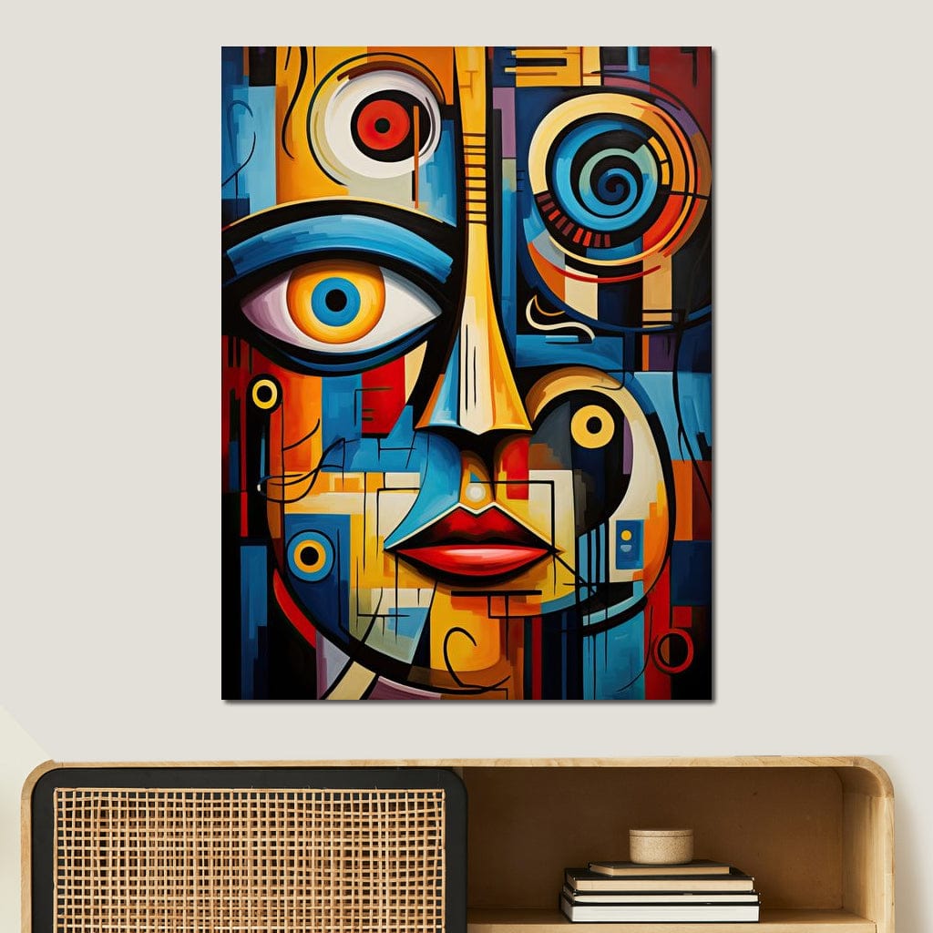 Cubist Reflections Canvas Wall Art