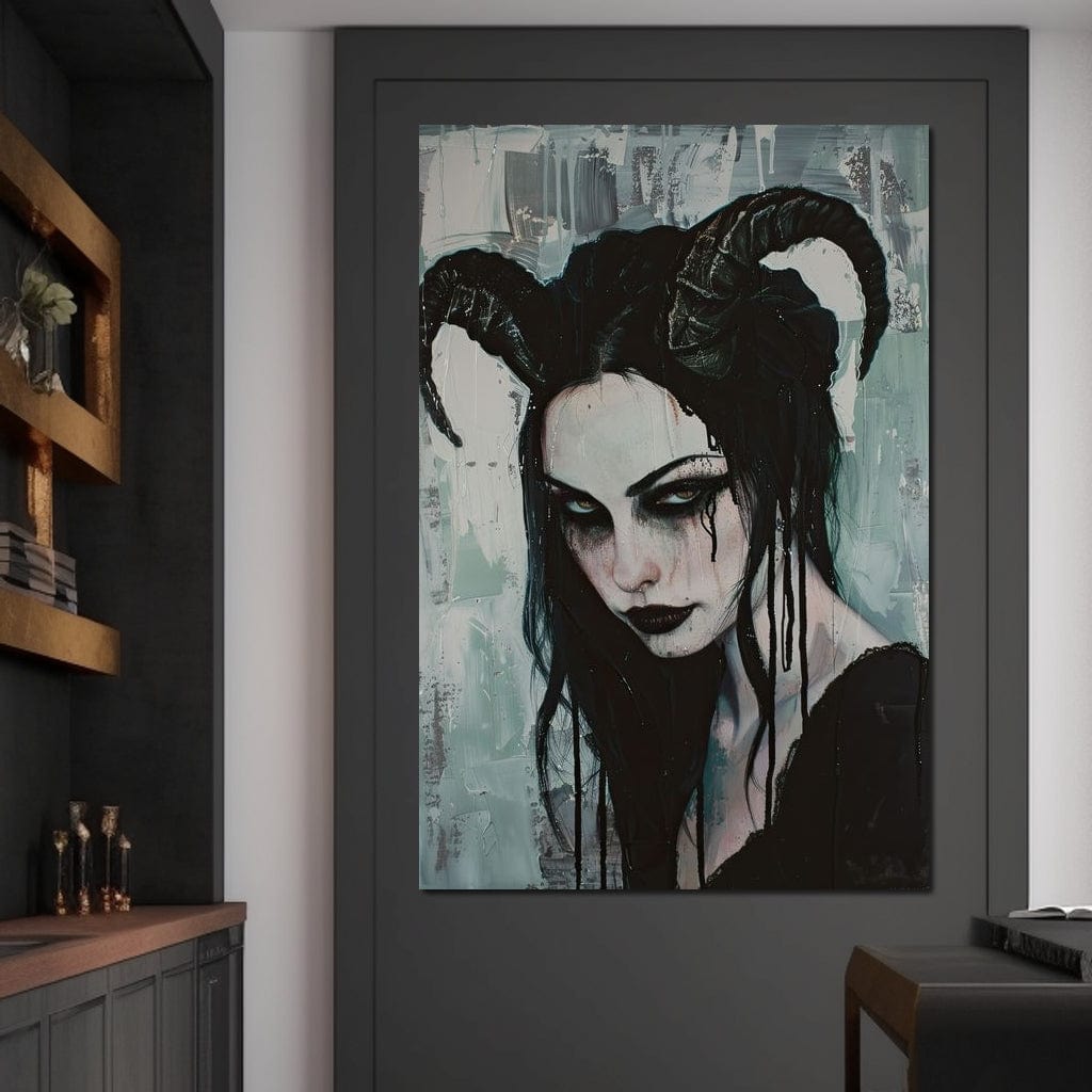 Midnight Enchantment Unveiled Canvas Wall Art