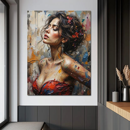 Whispering Beauty Canvas Wall Art