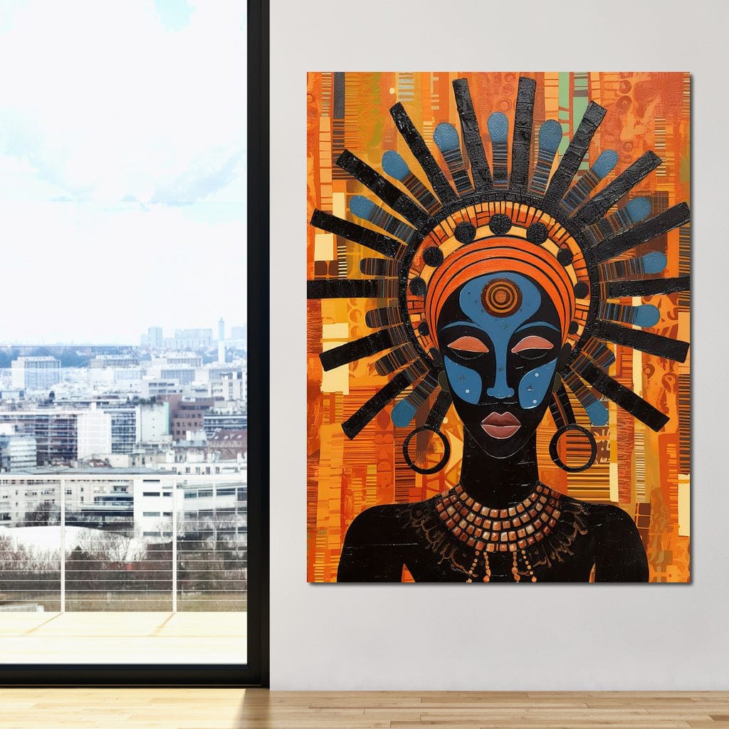 Tribal Mask 06 Canvas Wall Art