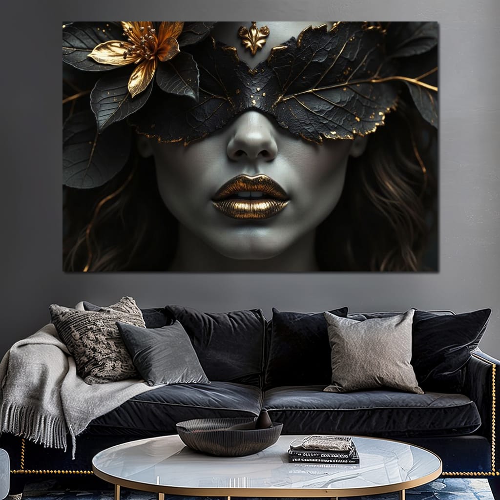 Noir Botanica Canvas Wall Art