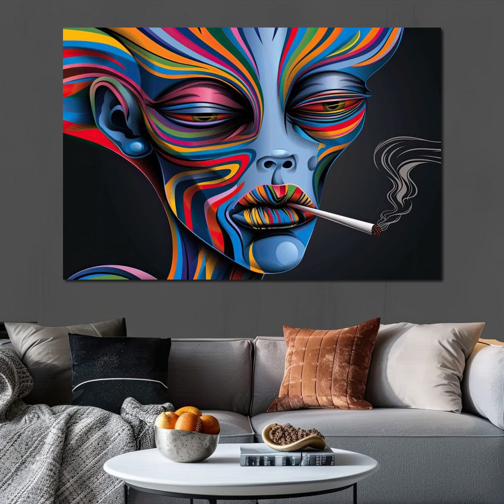 Cosmic Chillwave Canvas Wall Art