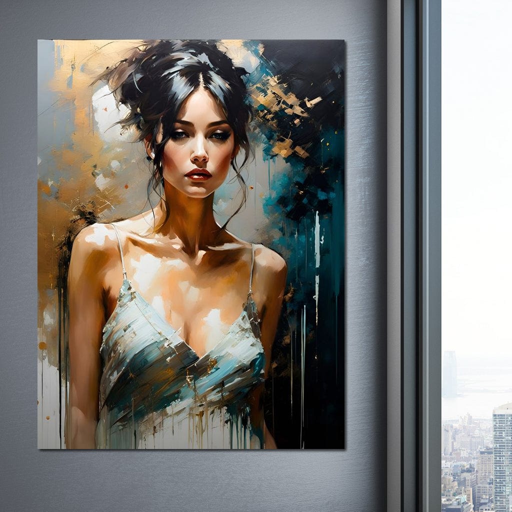 Female Portrait 0012 Canvas Wall Art