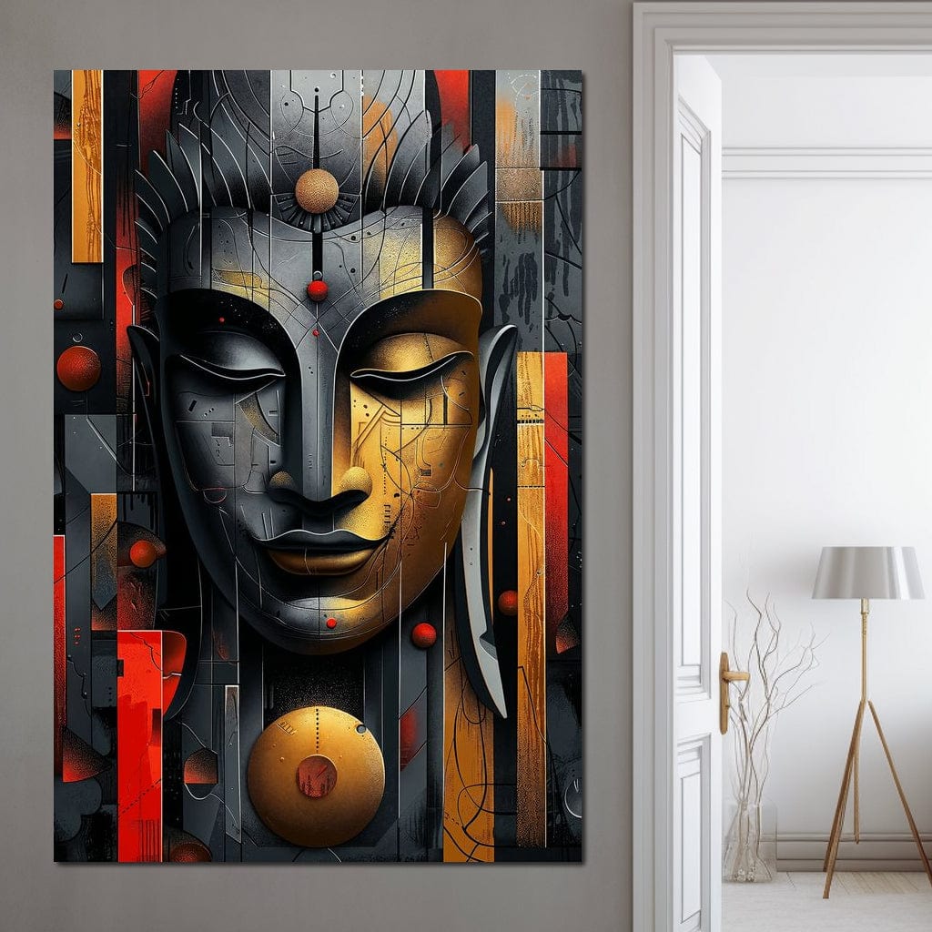 Radiant Geometric Balance Canvas Wall Art