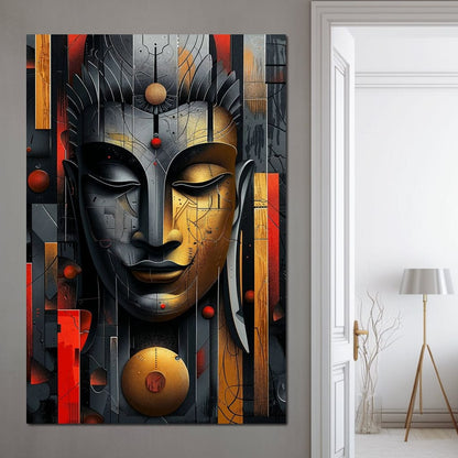 Radiant Geometric Balance Canvas Wall Art