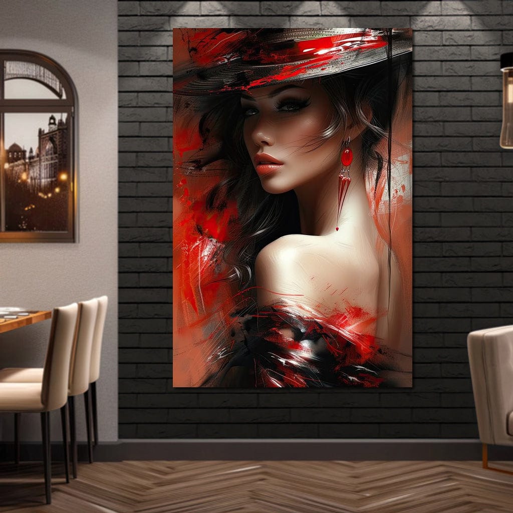 Sultry Shadows and Light Canvas Wall Art