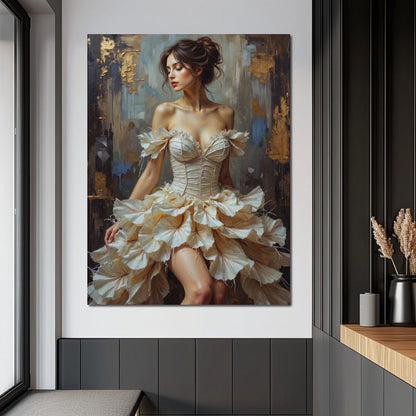 Female Portrait 334 Canvas Wall Art