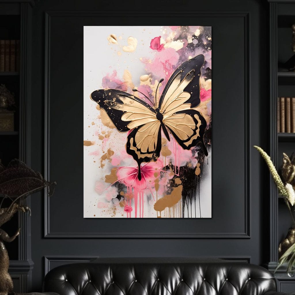 Dreamflight in Pink Hues Canvas Wall Art