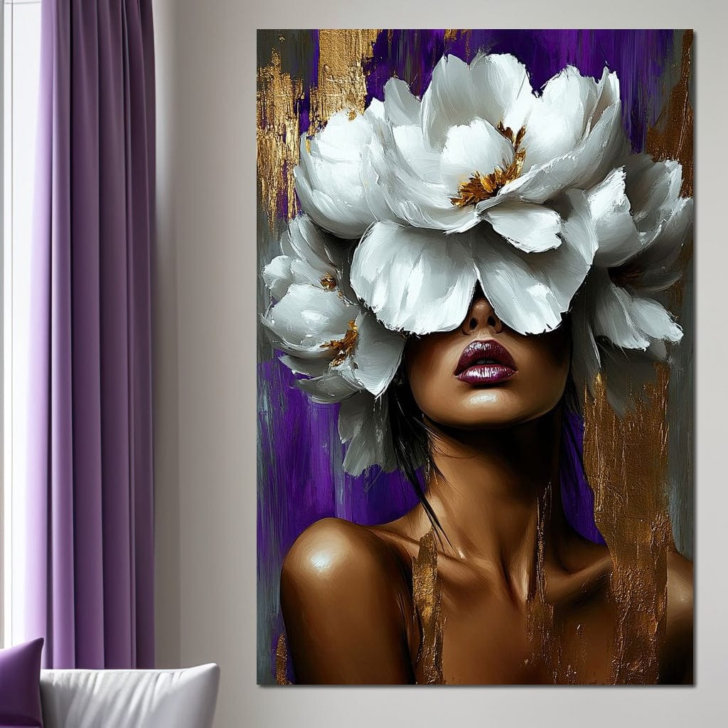 Radiant Blossom Essence Canvas Wall Art