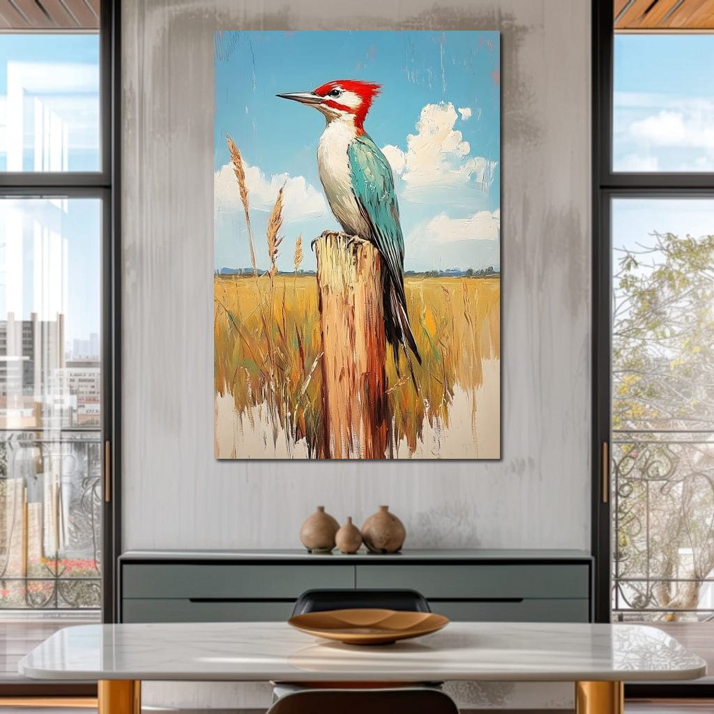 Vivid Meadow Sentinel Canvas Wall Art
