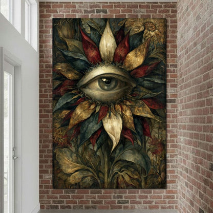Watchful Petals Of Eternity Canvas Wall Art