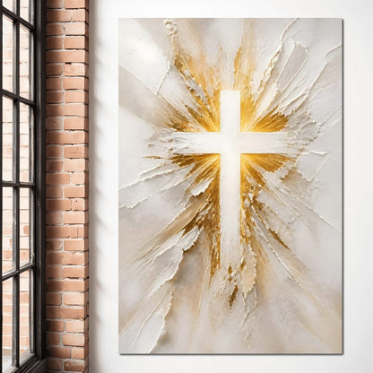 Radiant Light Beyond Death Canvas Wall Art
