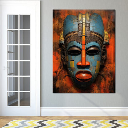 Gaze of the Ancestors Canvas Wall Art