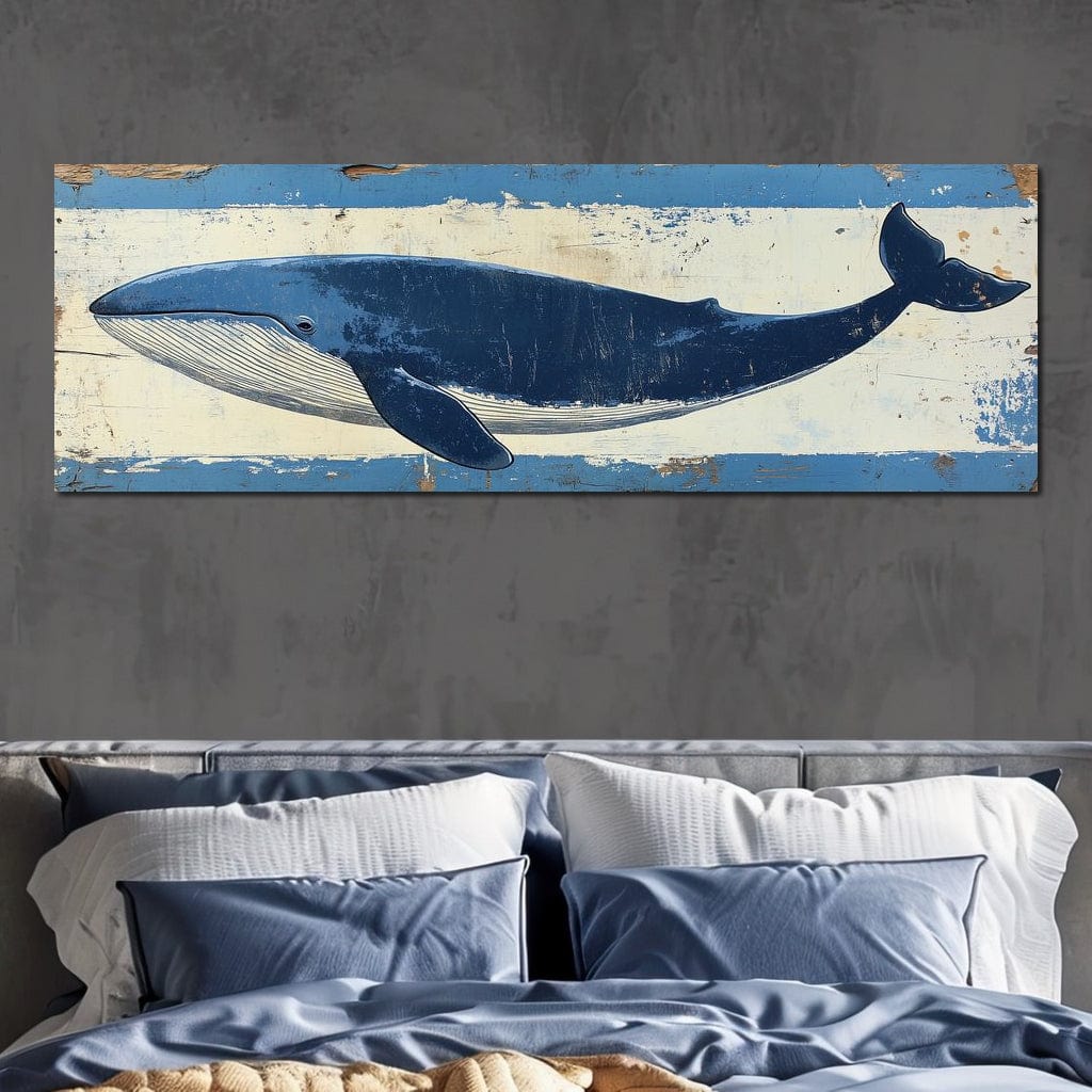Glorious Whale Canvas Wall Art